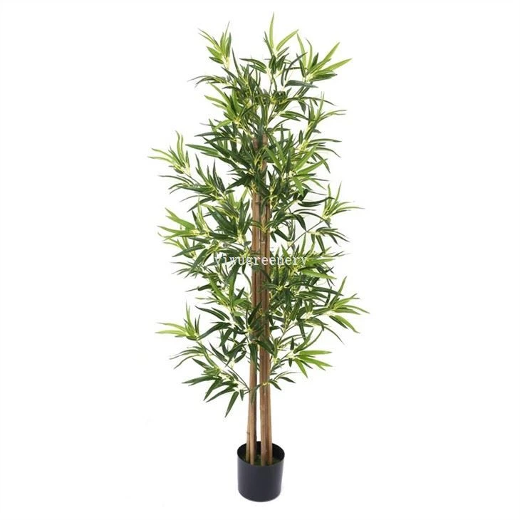 faux bamboo palm tree
